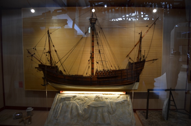 El nou espai del Museu del Port dedicat a Cristòfol Colom i Miquel Ballester (foto: Manel Caro, Port de Tarragona)